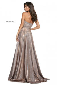 Sherri Hill 52977 mocha silver 44648