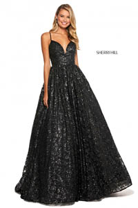 Sherri Hill 53176 black 44801