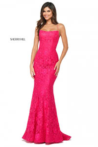 Sherri Hill 53359 bright pink 47262