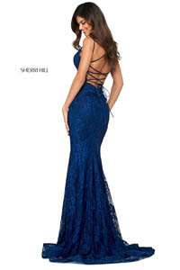 Sherri Hill 53364 navy 47373