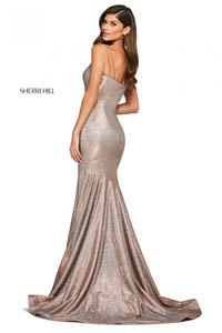 Sherri Hill 53370 mocha silver 46878