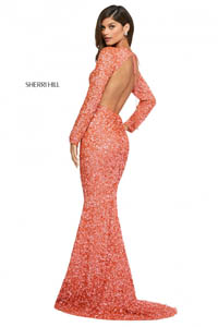 Sherri Hill 53447 coral 46184