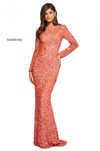 Sherri Hill 53447 coral 46186