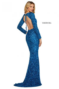 Sherri Hill 53447 peacock 46187