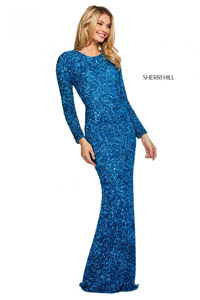 Sherri Hill 53447 peacock 46189