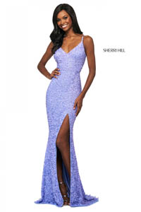 Sherri Hill 53449 periwinkle 46894