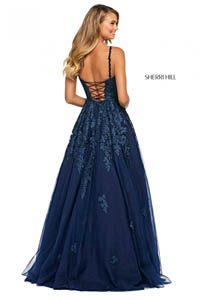 Sherri Hill 53481 navy 45566