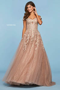 Sherri Hill 53509 rose gold 46273