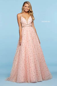 Sherri Hill 53526 blush gold 45503