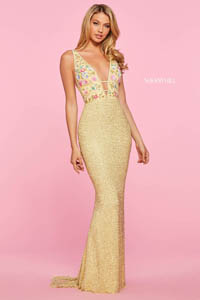 Sherri Hill 53550 yellow multi 45483