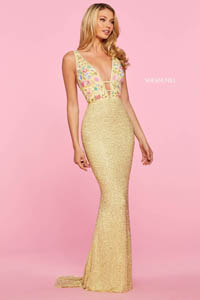 Sherri Hill 53550 yellow multi 45484