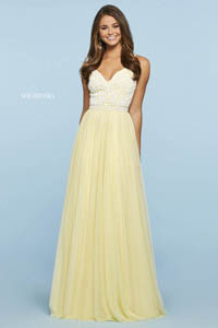 Sherri Hill 53556 yellow ivory 45519