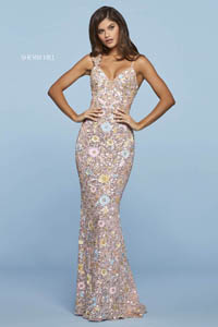 Sherri Hill 53558 blush multi 46301