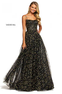 Sherri Hill 53583 black gold 46347