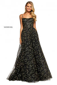 Sherri Hill 53583 black gold 46350