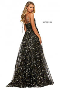 Sherri Hill 53583 black gold 46351