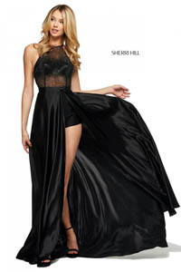 Sherri Hill 53649 black 46444