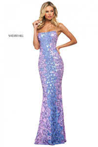 Sherri Hill 53819 periwinkle lilac 47087