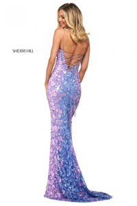 Sherri Hill 53819 periwinkle lilac 47089